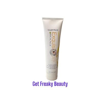 10.1 oz. Matrix Biolage Exquisite OIl Creme Conditioner. 300ml. FREE SHIPPING.