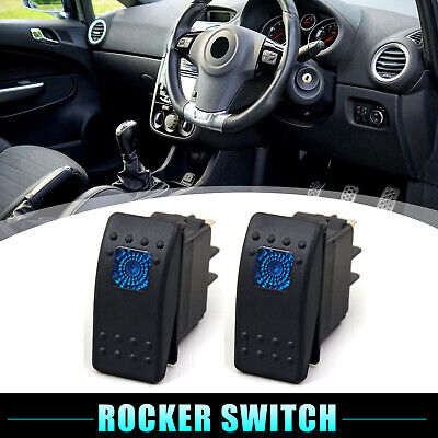 2pcs 20A 12V Toggle Rocker Switch LED 4 Pin ON/Off For Car Marine Truck RV Boat
