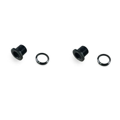 Steel Thread Adapter 1/2 x 28 Thread to 5/8x24 with Crush Washer 2/4/6/9 pack