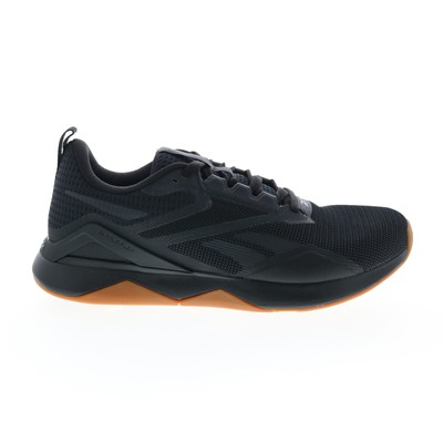 Reebok Nanoflex V2 GY6214 Мужские черные парусиновые кроссовки для кросса