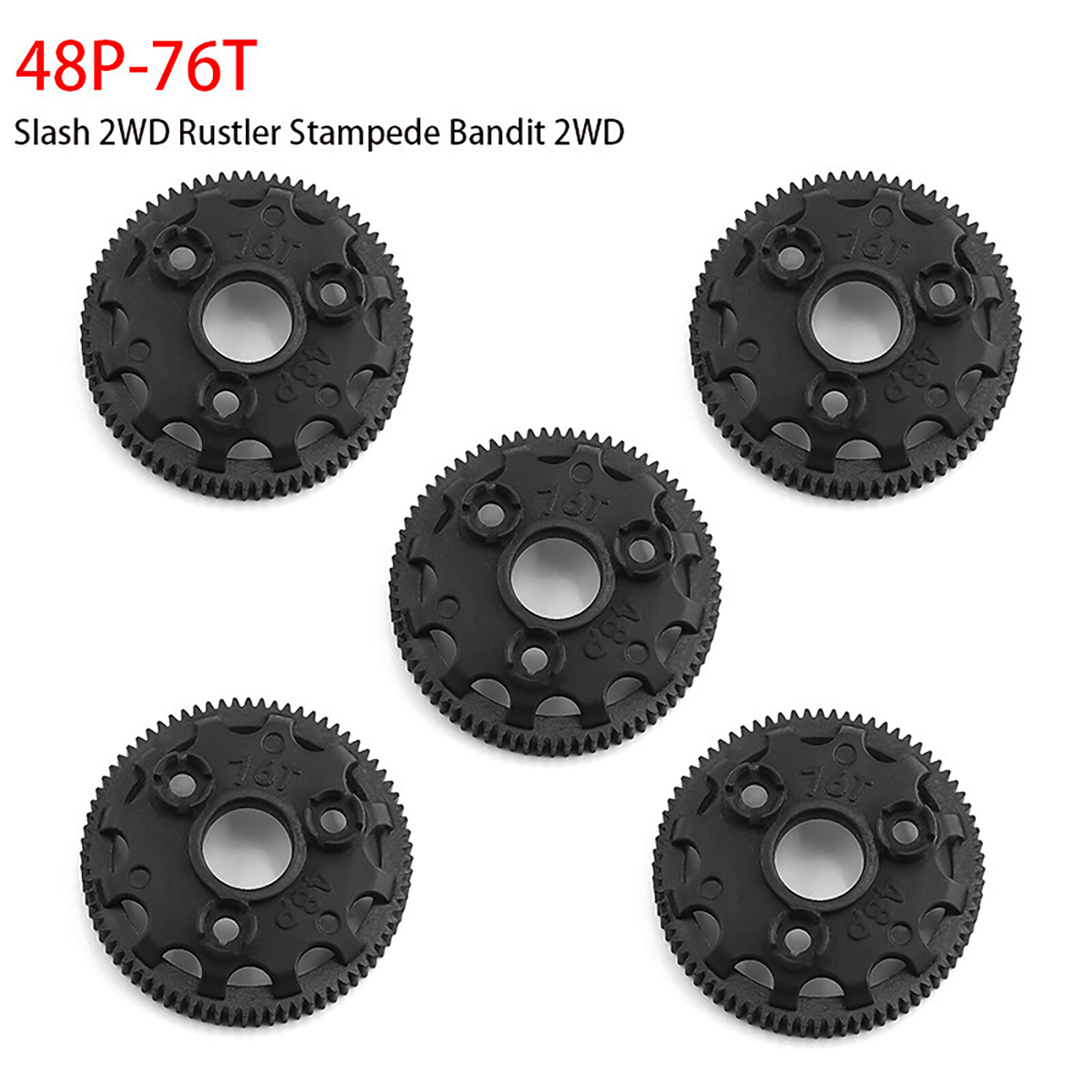48P Steel 76T 83T 86T 90T Spur Gear For Traxxas Slash 2wd Rustler Stampede 2WD