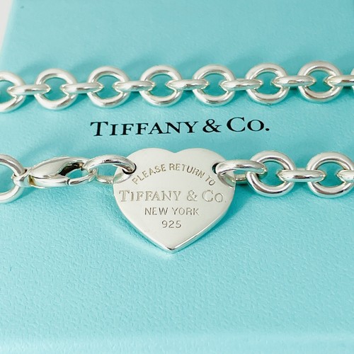 PLEASE RETURN TO TIFFANY＆CO.　925 Please Return to Tiffany Heart Tag Necklace Sterling Silver
