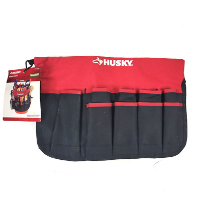 Husky Bucket Jockey TOOL STORAGE CADDY 30Pockets BLACK w/ RED 5 Gallon