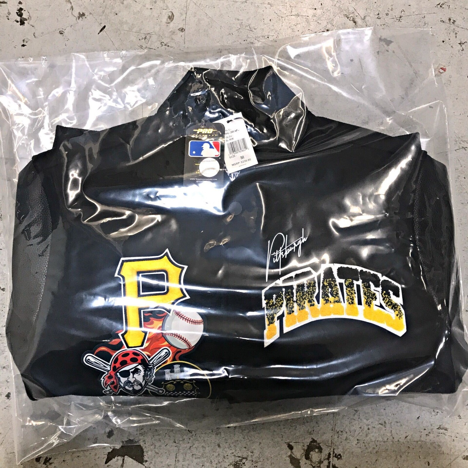 最終値下げPittsburgh Pirates ジャケット Mサイズ mens-mitchell-and-ness-black-