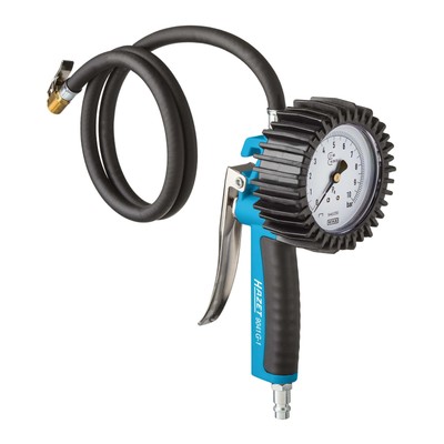 Bandenpomp geijkt Hazet, bandenspanningsmeter | Bandenpomp Hazet 0 - 10 bar
