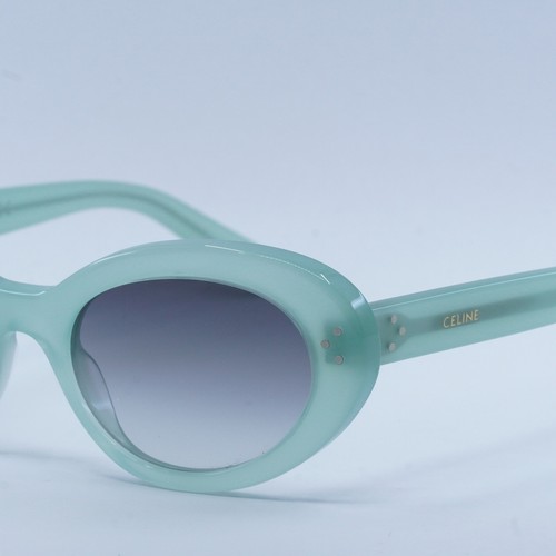 Pre-owned Celine Cl40193i 93b Light Green/gradient Smoke 53-21-145 Sunglasses Authe... In Gray