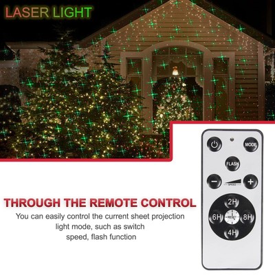 Christmas Projector Lights Outdoor, Led Christmas Laser Lights Landscape Spot...