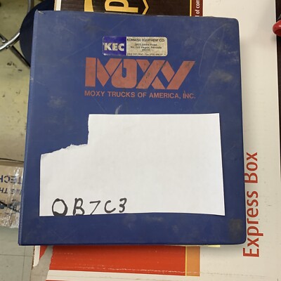 Moxy MT30S Truck Factory Parts Catalog Manual