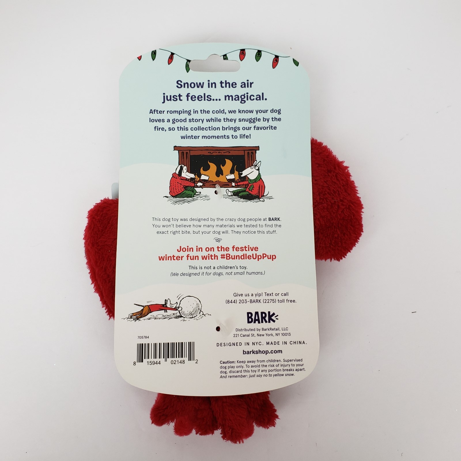 A Winters Tail DOG Wearable And Shareable Bow Tie Toy By BARK