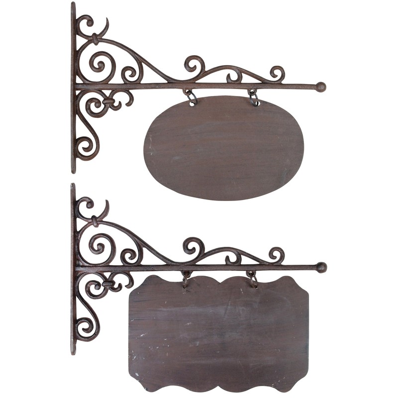 Degawo Ladenschild Namensschild Werbung AushÃ¤Ngeschild -Sortiert- Gusseisen