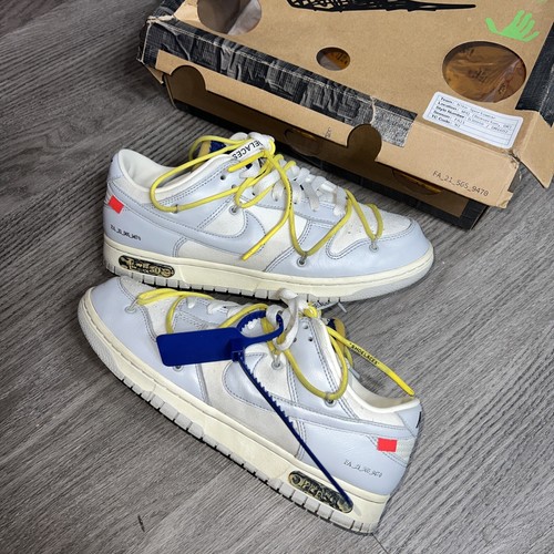 Size 9.5 - Nike Off-White x Dunk Low Lot 27 of 50 With Box