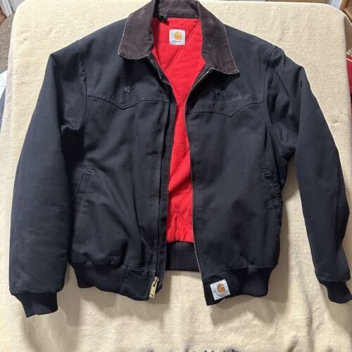 Vintage Carhartt J13 Santa Fe Jacket Medium Black With Red Vintage Carhartt J13 Santa Fe Jacket Medium Black With Red