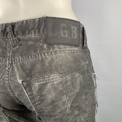 L.G.B Size 29 Grey Charcoal Cotton Blend Distressed Jeans | eBay