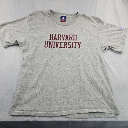 Champion X Harvard University T Shirt Soft Jersey Knit