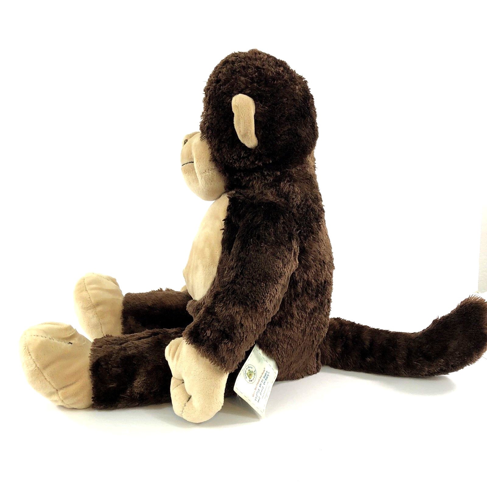 Build a Bear Workshop Stuffed Toy Brown Tan Monkey Plush 20