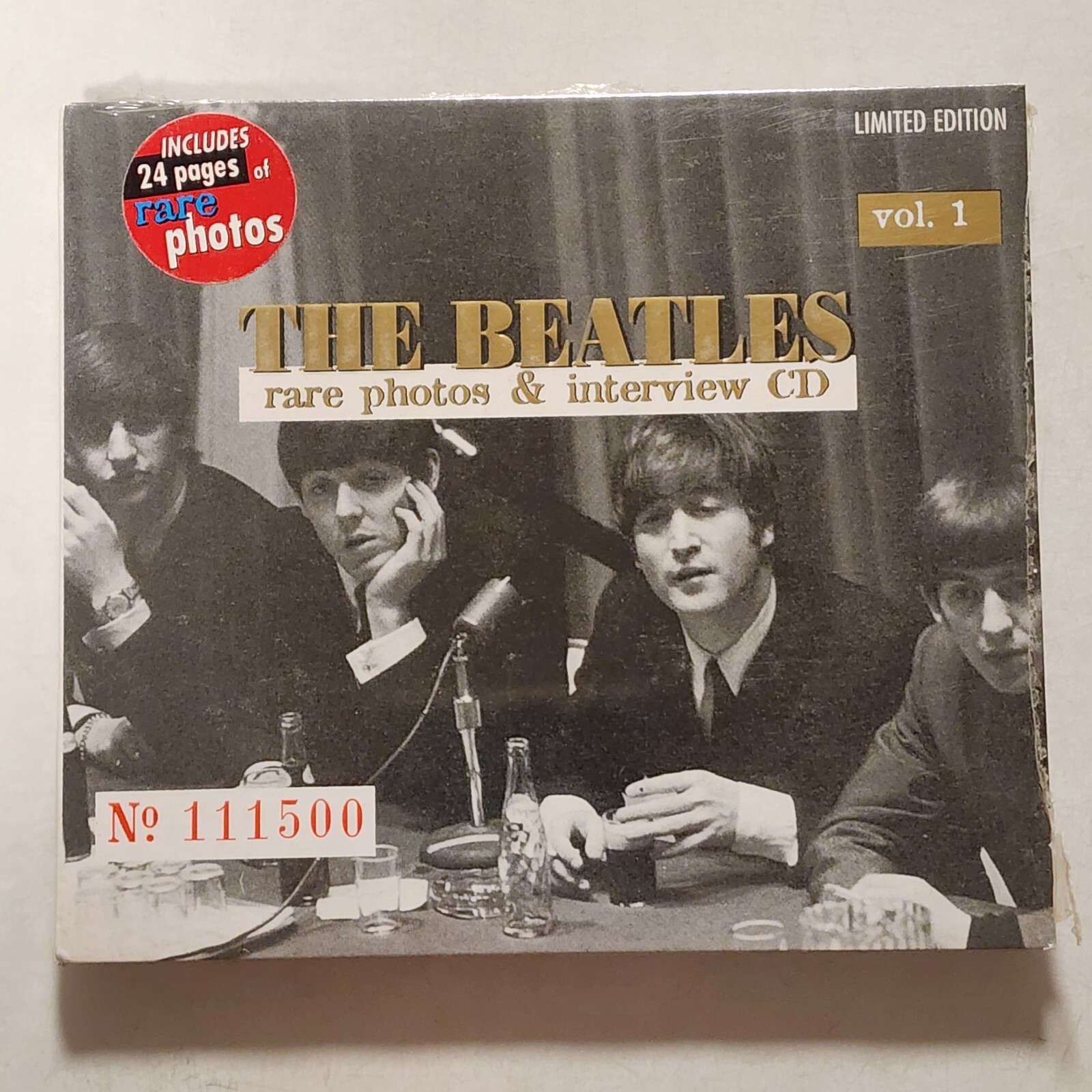 SEALED THE BEATLES RARE PHOTOS & INTERVIEW CD LIMITED