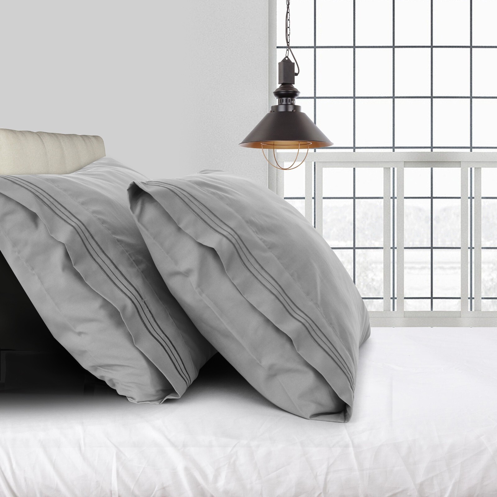 Pack of 2, 4 & 6 Pillow Cover Set Ultra Soft Microfiber Pillowcases Queen King