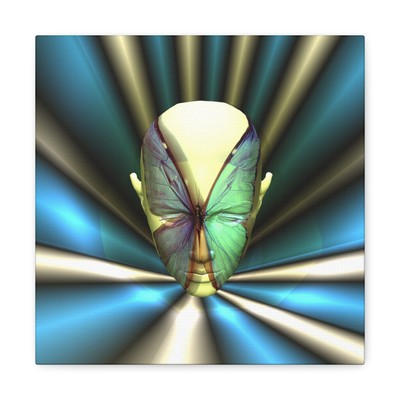 Magic Of The Mind Monarch - 12'' x 12'' Gallery Wrapped Canvas Wall Art - HAVLOCK