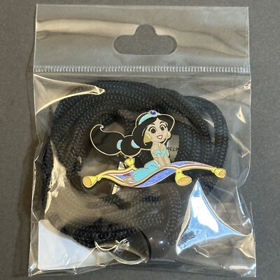 2023 Disney 100 Years DEC Employee Center Jasmine Aladdin BOLO Lanyard LE 300