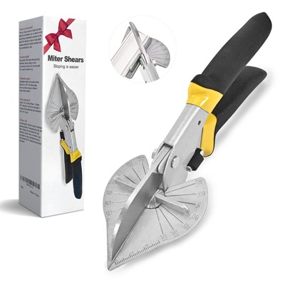 BAOLIAN Miter Shears，Sharp Multi Angle Scissors Adjustable From 45 ° to 135 °...