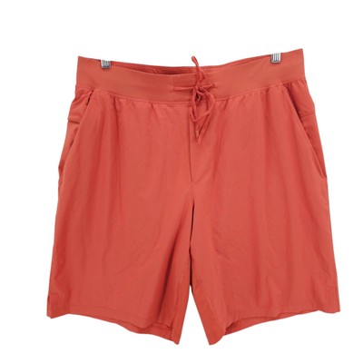 LULULEMON Men’s T.H.E. Short 9" Linerless LM7AJBS Canyon Orange Stretch XL