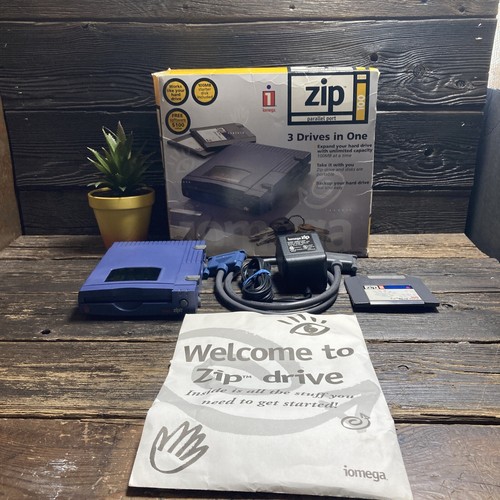 [TESTED & EXCELLENT] Iomega Zip 100 Parallel Port External Zip Floppy