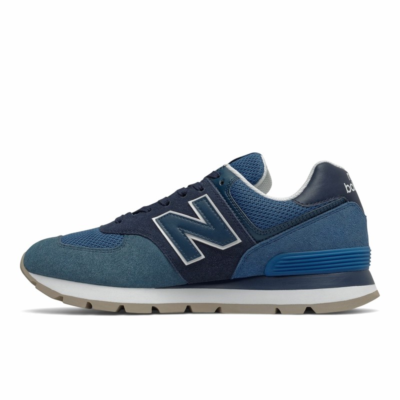 New Balance Men's 574 Rugged Shoes Navy 