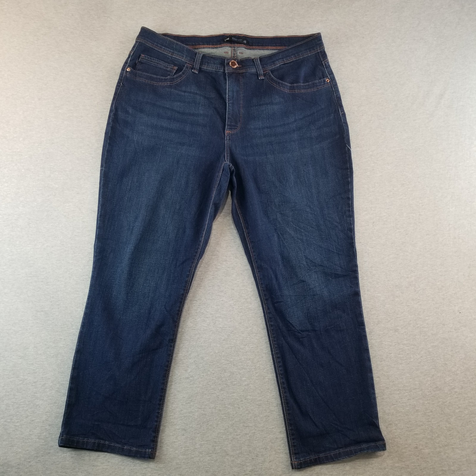 Lee Jeans Women's Sz 16 Easy Fit Med Wash Normcore Cute Trendy Stylish Nice Cute