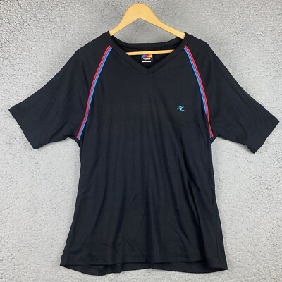 Vintage 90s Hobie Shirt X-Large Made in USA Surfer Windsurf Sail Short Sleeve