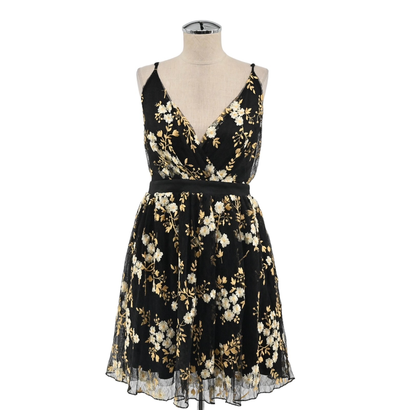 etoll. ドレス　Back embroidery flared dress Amazon.co.jp: etoll Back Embroidery Flared Dress, Dress