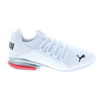 

Puma Axelion LS 19438408 Мужские белые сетчатые кроссовки на шнуровке, Белый, Puma Axelion LS