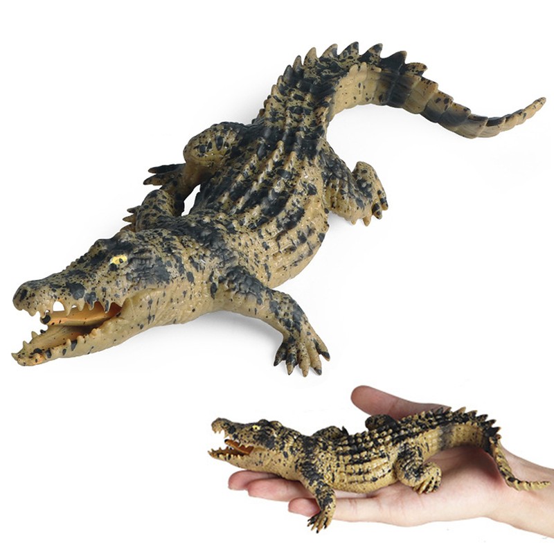 Crocodile Toy Alligator Toy Figure Soft Animal Figurines Toy Animal