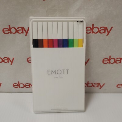 NEW Emott Ever Fine 10 Ct. Color Liner Markers