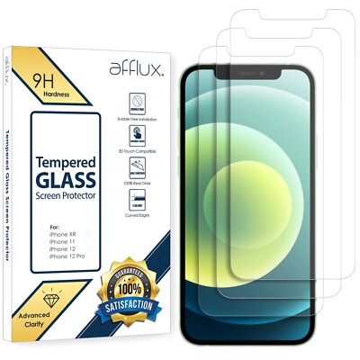 3X Tempered Glass Screen Protector For iPhone 15 14 13 12 11 Pro Max X XS XR 8 7