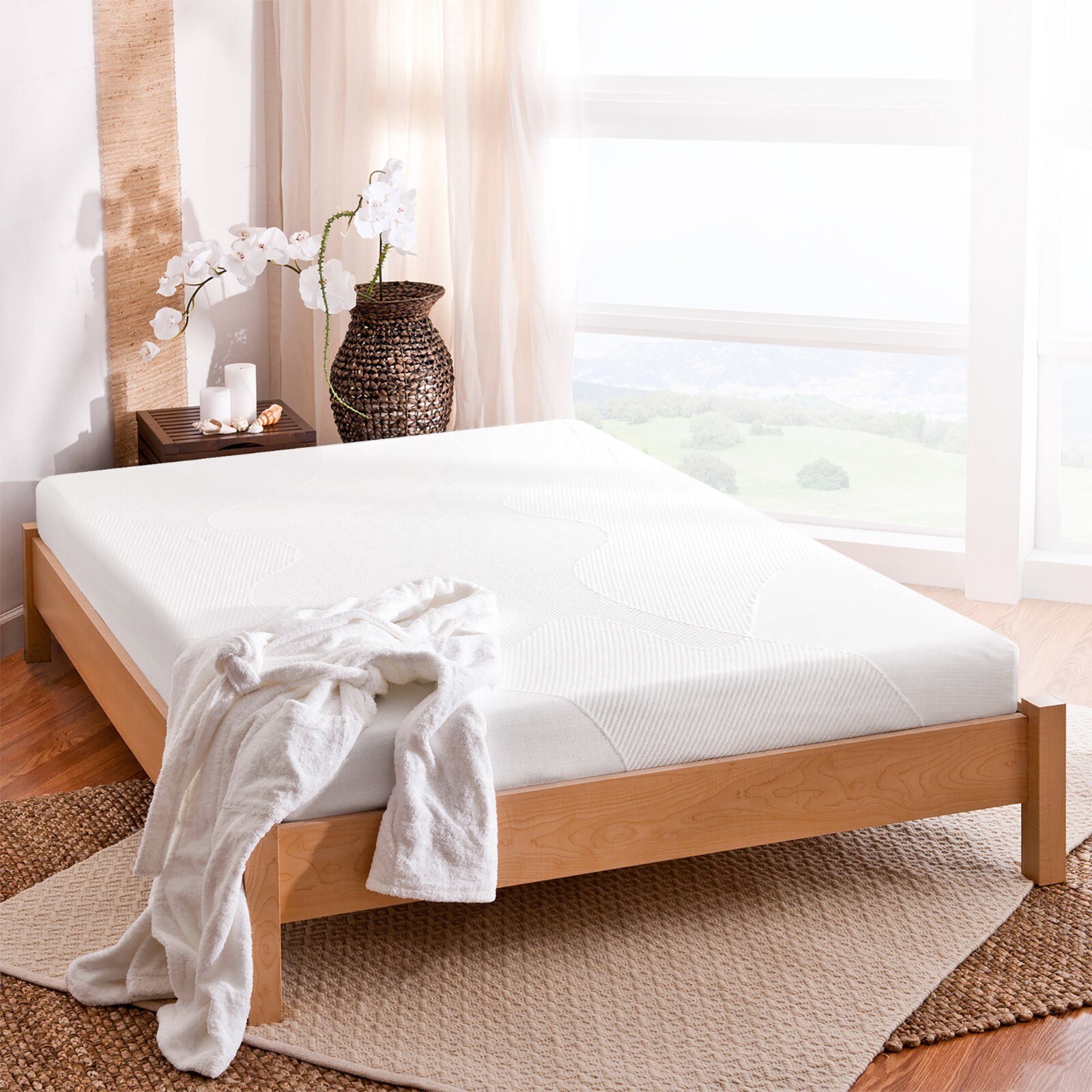 6 inch Memory Foam Mattress Full Size Bed Cool Firm Sleep NEW Spa Sensations