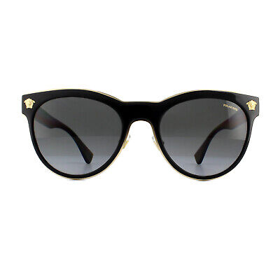 Pre-owned Versace Sunglasses Ve2198 1002t3 Black Gray