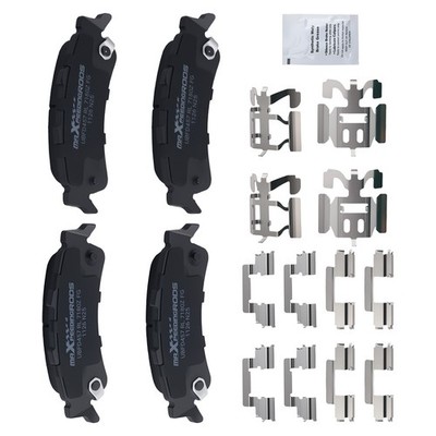 2 Pairs Rear Ceramic Brake Pads Kit for GMC Safari Sierra 1500 Yukon/Chevy Astro
