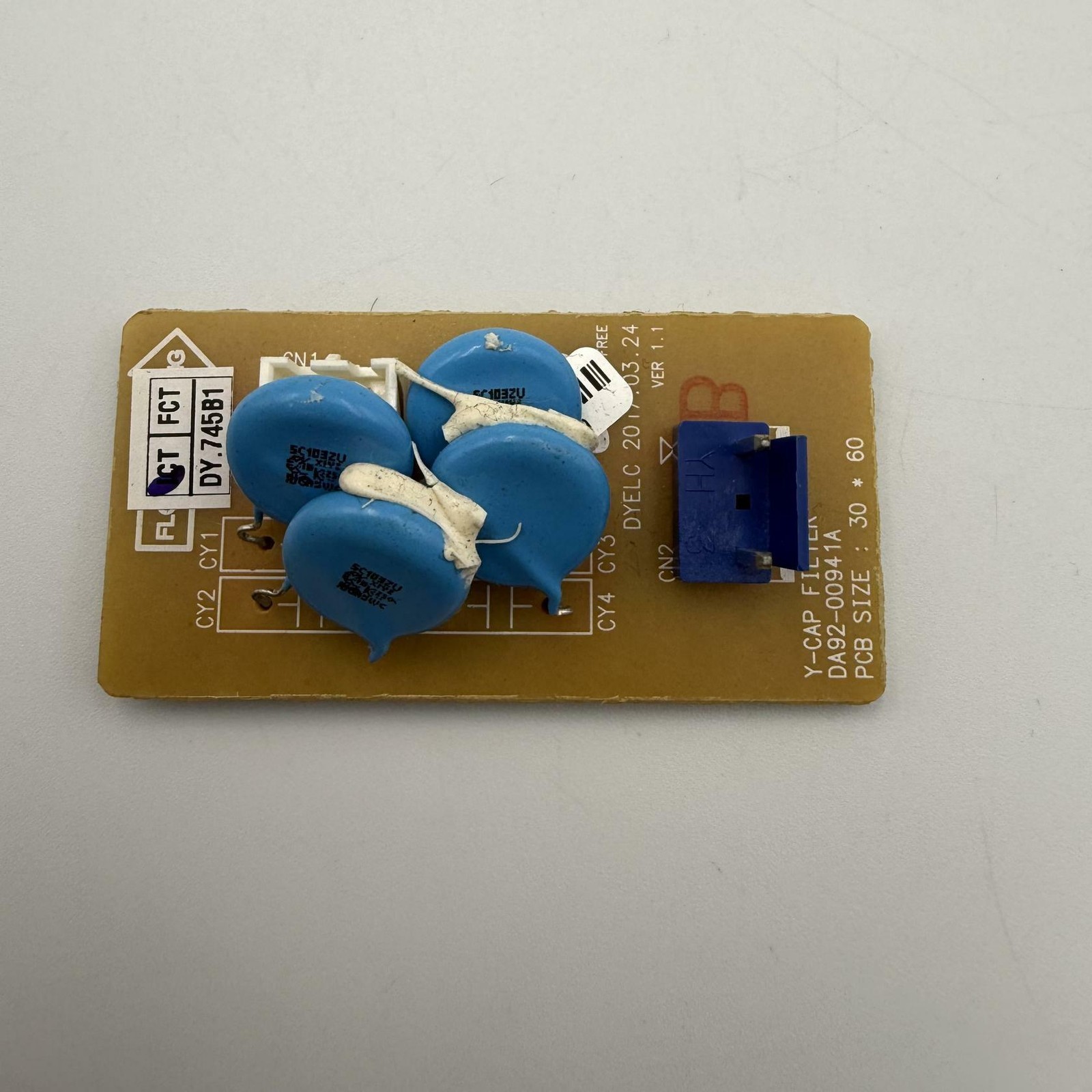 Samsung Refrigerator DA92-00941A Y Cap Filter Board OEM (JM5)