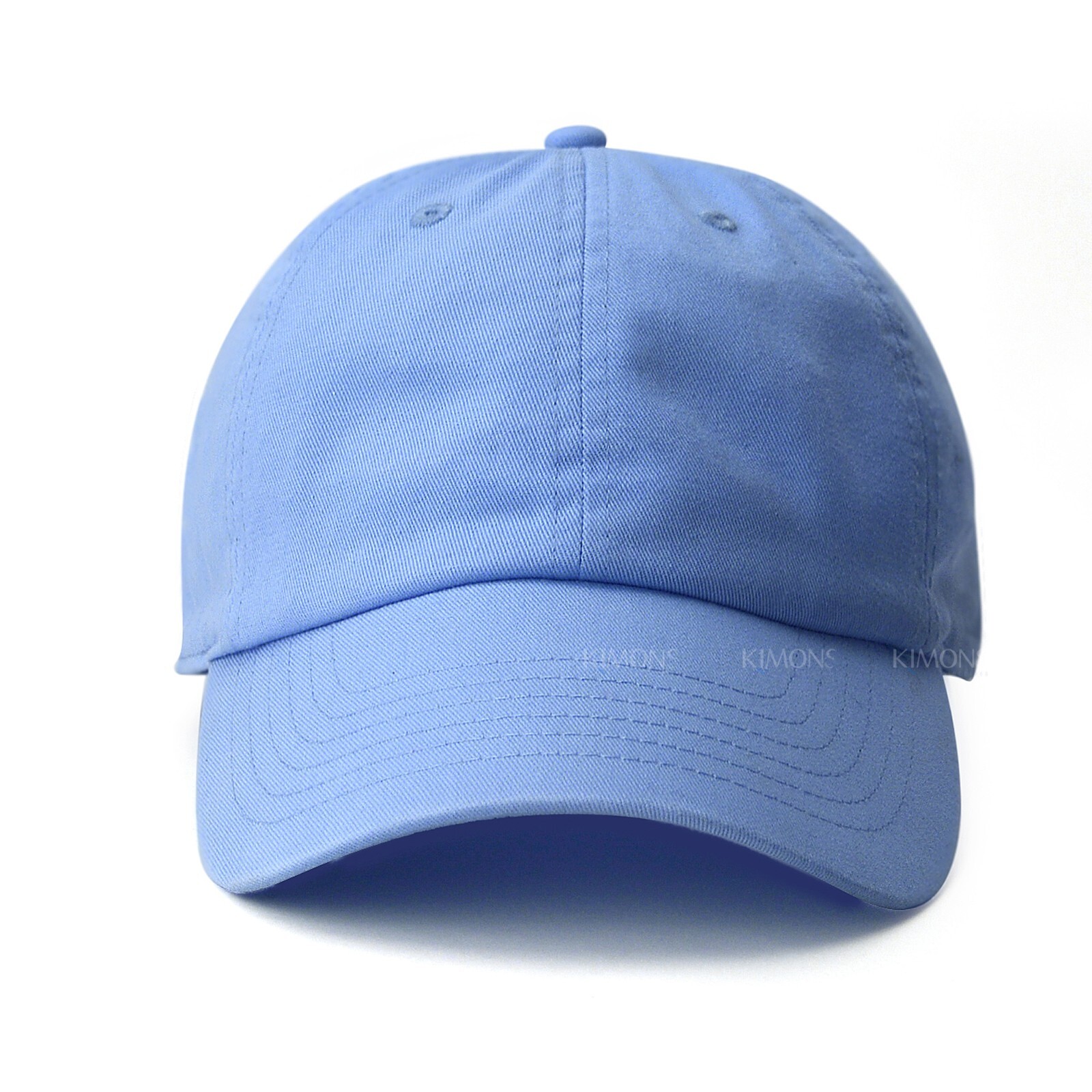 Cotton Plain Baseball Cap Hat Adjustable Polo Style Washed Solid Dad PC