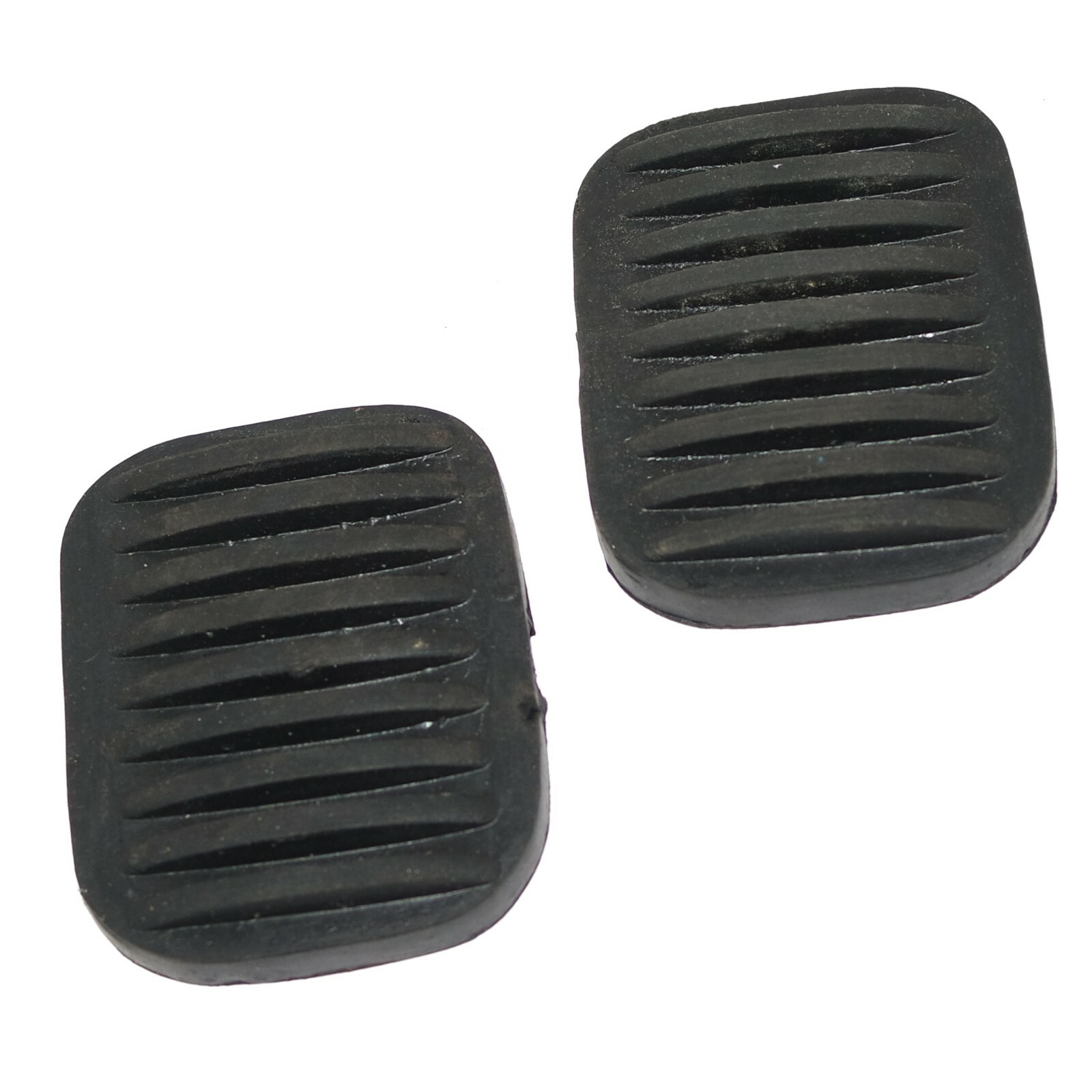 2 Black Clutch & Brake Pedal Rubber Pad Cover Sleeve For Willys Ford Jeeps 
