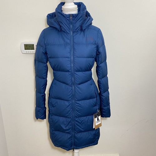 Pre-owned The North Face Women's Metropolis Parka Down Coat Blue Sz S M L Xl