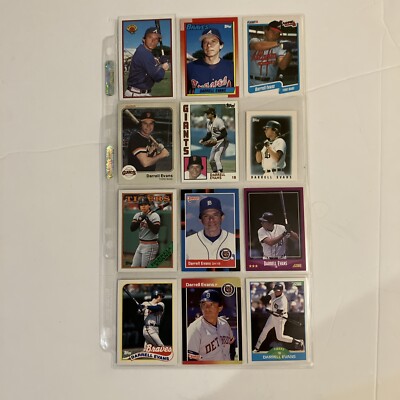 Darrell Evans Baseball Card Lot