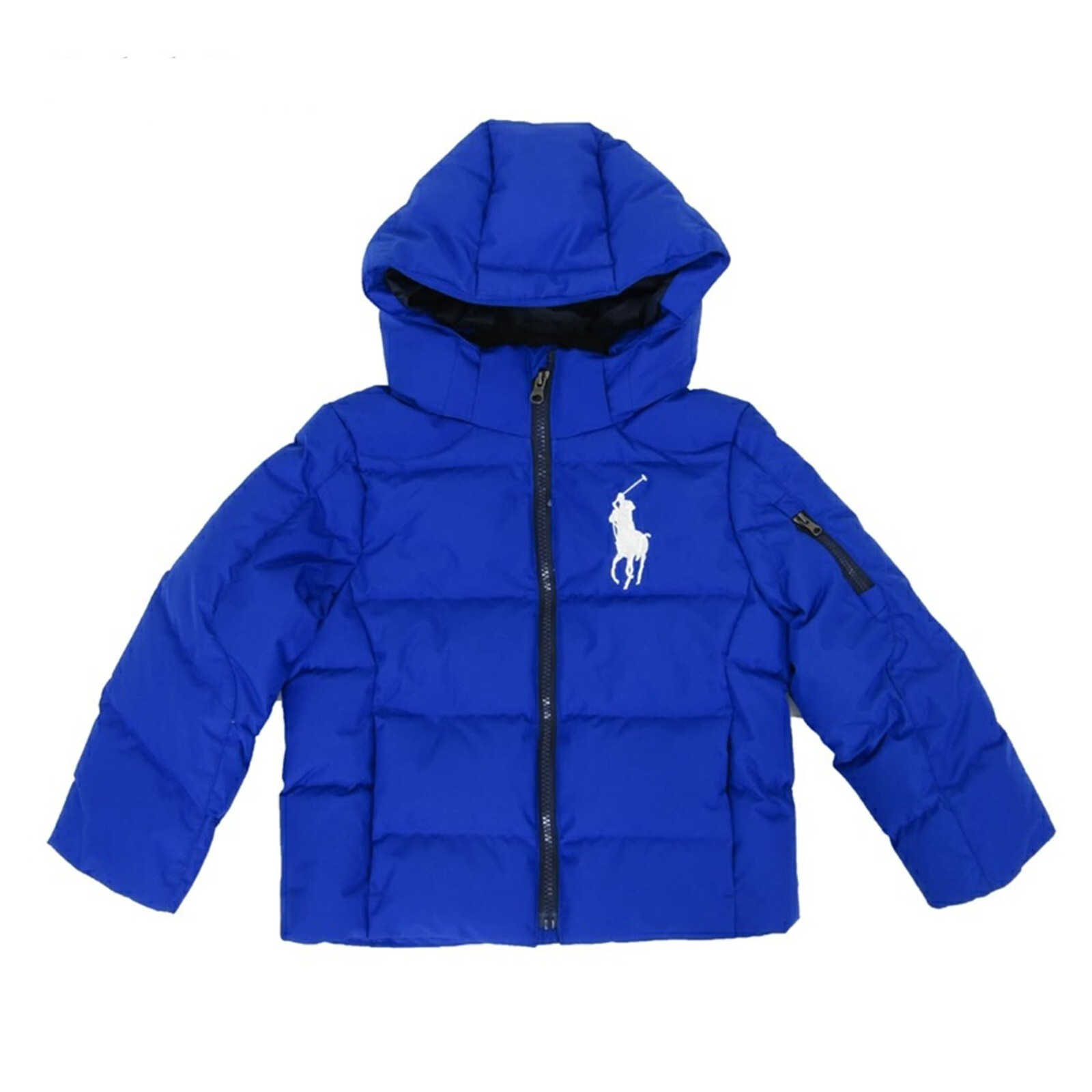 Polo Ralph Lauren Little Kids (размер Sz 2-7) Пуховик-пуховик с капюшоном Big Pony