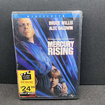 Mercury Rising - DVD - 1998 - Bruce Willis, Alec Baldwin - Widescreen - New!