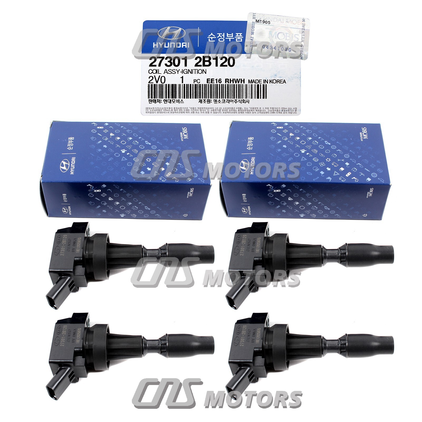 ⭐GENUINE⭐ Ignition Coils for 2015-2023 Hyundai Kia 1.6L Turbo OEM 273012B120