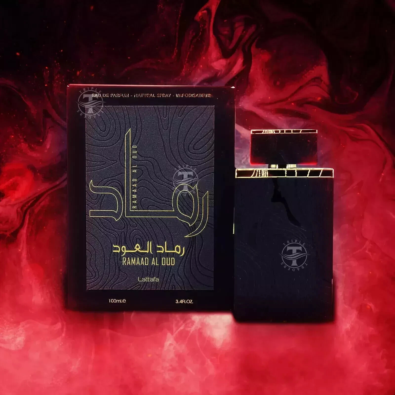 香水(ユニセックス) Ramaad Al Oud Eau de Parfum 100ml Lattafa RAMAAD AL OUD Eue De Perfum 100ML 3.4oz Perfumes