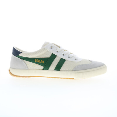 Мужские кроссовки Gola Badminton Mesh CMB321 из белой кожи в стиле лайфстайл