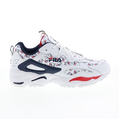 

Fila Ray Tracer Multilogo 1RM00998-125 Мужские белые кроссовки для образа жизни 12, Белый, Fila Ray Tracer Multilogo