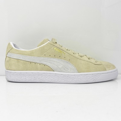 Puma Womens Suede Classic XXI 381410-24 Цвет слоновой кости Повседневная обувь Кроссовки Размер 11