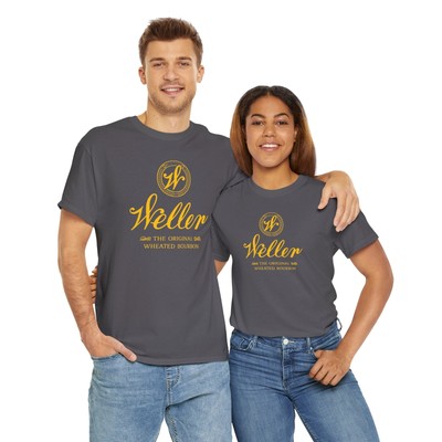 NEW WL Weller Unisex Heavy Cotton Tee, Buffalo Trace Blantons